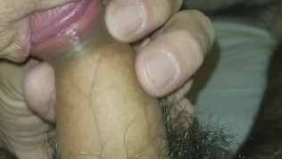 Extreme Closeup As I Tongue Fuck My Mexican BF’s Uncut Pink Pisshole Blow Smoke On His Foreskin Look Deep Inside His Tiny Pisshole