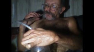 Meth smoking my own cock
