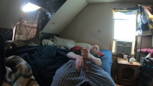 RARE HOT BLONDE COLLEGE TEEN JERKING + moaning