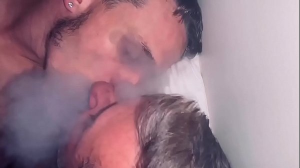 Smoking couple